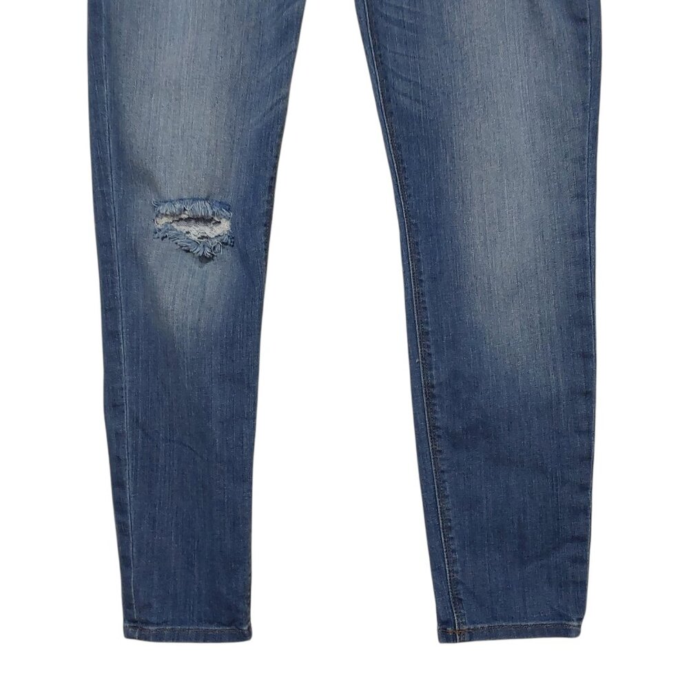 Hudson Jeans NWOT Krista Low-Rise Crop Super Skinny Distressed Status Wash - 27 - Picture 5 of 12